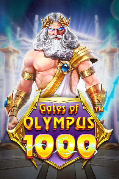 Un'immagine maestosa e divina del gioco 'Gates of Olympus 1000', che raffigura lo scontro leggendario tra le potenti divinità della mitologia greca.