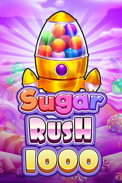 Un'immagine vivace e dolce del gioco 'Sugar Rush 1000', che mette in risalto i simboli a tema dolciario e la promessa di abbondanti ricompense.