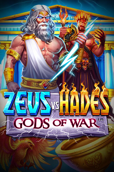 Un'immagine maestosa e mozzafiato del gioco 'Zeus vs Hades', che cattura lo scontro epico tra i leggendari dei greci.